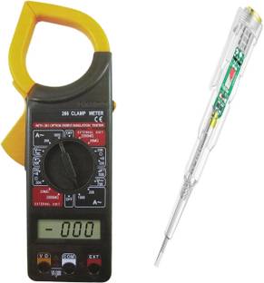Gadariya King Continuity Voltage Tester with Line manter and clamp meter Digital Multimeter