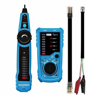 Techtest Wire Tracker Cable Tester Network Cable Tester Fwt11 Wire Tracker Cable Tester Rj11 Rj45 Wire Tracker Telecom Line Tester Ethernet Network Tester for Wire Tracing Line Continuity Checking Telephone Line Testing Digital Multimeter