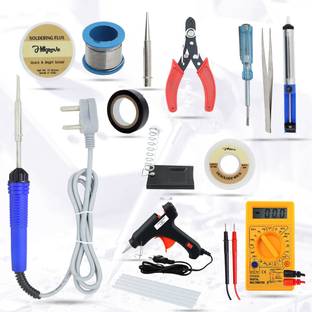 Hillgrove HGCM105M3 14in1 Soldering Machine Glue Gun Combo Kit Set with Digital Multimeter Digital Multimeter