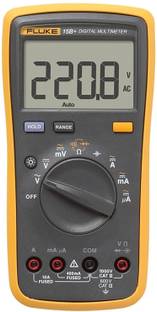 FLUKE Digital Multimeter LCD Clamp AC DC Voltage Current AMP OHM Tester Analog Multimeter