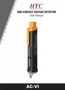 HTC AC VI Voltage Detector Non Contact Voltage Tester 12 1000V AC Digital Multimeter