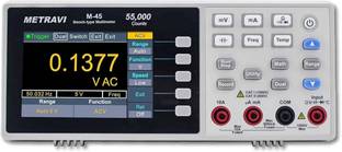 Metravi M-45 Bench-type Digital Multimeter, Ultra-light, High-Accuracy,Data Logging Digital Multimeter