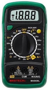 AMICIKART Mastech MAS830L Digital Pocket Multimeter Digital Multimeter