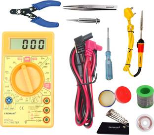 FADMAN MMTSAKMOLSQHR High Quality 25W Soldering Iron Equipments Combo Pack With Digital Multimeter