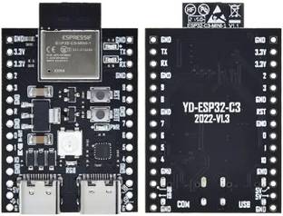 AUTABLES ESP32 C3 Dev Kit M1: WiFi Bluetooth 5.0 Type-C DV Board for Compatible Arduino Multipurpose Controller
