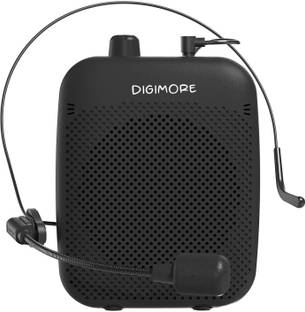 Digimore 10W Voice Amplifier w BT, Head Mic, Type-C & 10Hrs Battery Life D-1200 Speaker Cabinets