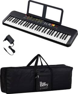 YAMAHA PSR F52 With Blueberry KB-40 Bag, Digital Portable Keyboard