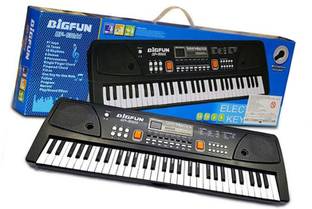 STAR VENTURE 61-Key Electronic Teaching Keyboard Piano with LED Display Multi-Function Portable, with Microphone, for Beginners Kid Musical Toys Pianos for Girls Boys Analog Portable Keyboard