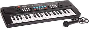 SAMENTERPRISE 37 Key Piano Keyboard Toy for Kids with Mic Dc Power Option Recording Charger not Included Best Birthday Gift for Boys and Girls Musical Instruments Keyboard Music Latest Piano Analog Portable Keyboard Analog Portable Keyboard A-29 Analog Portable Keyboard