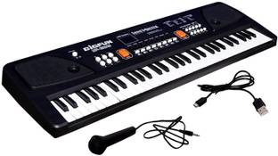 STAR VENTURE 37 key piano keyboard toy with power option, recording and mic, electronic piano Electronic keyboard multi-function portable piano keyboard- Multi color Analog Portable Keyboard