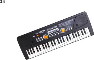 AS TRADERS BF530 - 49 Key Piano Keyboard with Mic & USB Cable BF81 49-KEY Analog Portable Keyboard