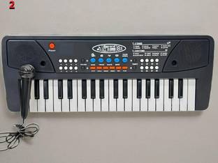 Nilesawar A808 Piano Toy with Microphone, USB Power Cable & Sound Recording Function Best Birthday Gift for Boys and Girls Musical Instruments Latest Analog Analog Portable Keyboard