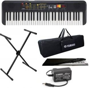 YAMAHA Keyboard Combo with Stand, Dust Cover & Power Adapter PSR F52 Digital Portable Keyboard