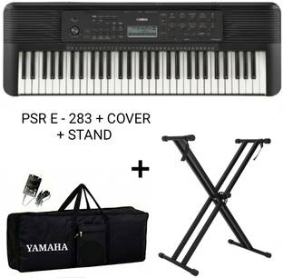 YAMAHA PSR - E283 + CARRY CASE + DOUBLE PIPE STAND PSR - E283 Digital Portable Keyboard