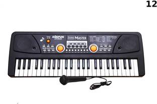 AS TRADERS BF530 - 49 Key Piano Keyboard with Mic & USB Cable BF53 49-KEY Analog Portable Keyboard
