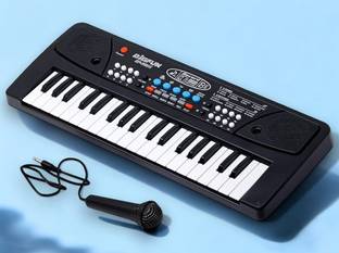 Stybits X253 Piano Toy with Microphone, USB Power Cable & Sound Recording Function Best Birthday Gift for Boys and Girls Musical Instruments Latest Analog Analog Portable Keyboard