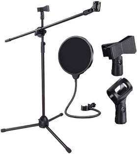 AMG Music Dual Mike Stand Condenser Microphone Stand, Mic Stand for Microphone Microphone Microphone Stand
