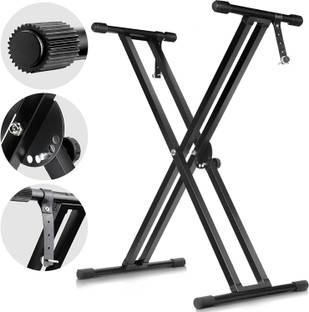 Techtest Adjustable Double Braced X Style Digital Piano Keyboard Stand