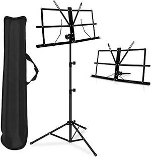 AMG Music Foldable Notation stand Musical Book Stand Notation Stand and Clip Holder for Books, Notes, Violin, Lyrics with Carry Bag Notation Stand