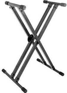 Kadence Heavy-Duty, Double-X, Adjustable Piano Keyboard Stand with Locking Straps