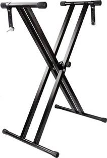 intern Adjustable Keyboard Stand Double Braced X Style Piano Stand with Locking Straps Double Braced Keyboard Stand