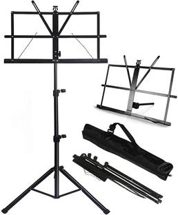 SOUVENIR Sheet Music Stand Holder / Portable Folding Music Stand Adjustable Light Weight Notation Stand Keyboard Stand