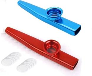 RAJry Kazoo Aluminum Allow Musical Instrument Set of 2