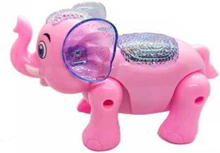 SOPALI Bump & Go Clever Elephant Battery Operated Walking Funny Elephant Toy