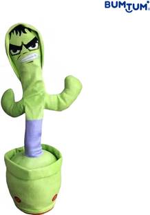 BUMTUM Dancing Cactus Talking Plush Toy with Singing & Recording Function