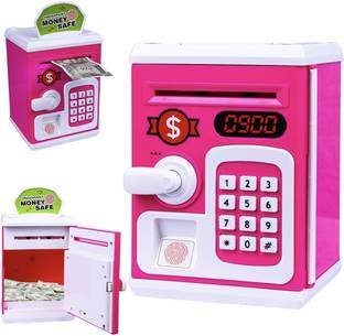 Cozy corner ATM Money Bank for Girls & Boys|Piggy Bank Gullak for Kids – Password Protected