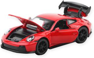 Joy Junction PORCHE Model Car 1:32 Metal Pull Back Die-cast Car (RED)