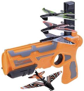 Adhira Toys Airplane Launcher Gun Toy, Trendy Shooting Game