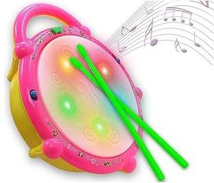 kettoby Flash Drum with 3D Lights and Music toys for kids toys musical toys for kids