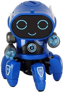 Goyal's Bot Robot Octopus Style, Colorful Lights and Music, All Direction Movement