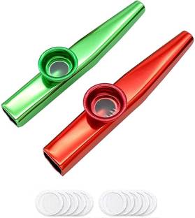RAJry Kazoo Aluminum Allow Musical Instrument Set of 2