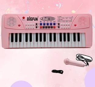 Haulsale 37 Keys Rechargeable Kids Piano Keyboard For Kids With The Microphone