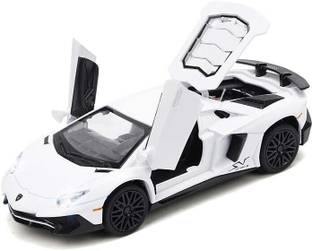 Akvanar 1:32 Aventador die cast metal car Toy Lights and Sound multicolor