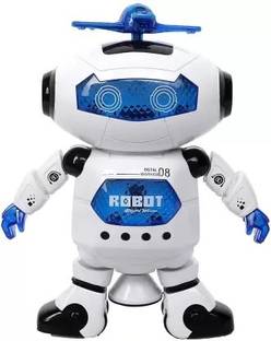 Galactic Dancing Naughty Robot with 3D Flashing Light