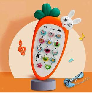 Adhira Toys Smart Phone Toys Rabbit Phone Smart Phone Cordless Feature