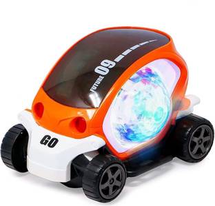 mega shine Stunt Car 360 Degree Rotating Stunt Car Bump