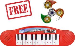 Koros Multi Functional Portable Piano/Keyboard Musical Toy With Spinner