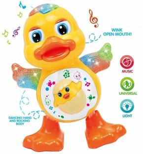 mega shine Dancing Duck with Music Flashing Lights and Real Dancing Action