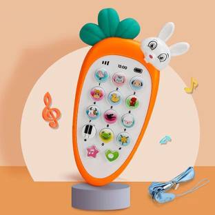 Galactic New Rabbit Phone Smart Phone Cordless Feature Mobile Phone Toys Mobile Phone for Kids Phone Small Phone Toy Musical Toys for Kids Smart Light Birthday Gifts for Boys, Girls -Rabbit Phone multi color (pc of 1 pc)
