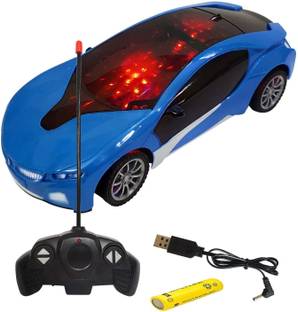 mega star Remote Control Chargeable 3D Famous Car with Flashing Light