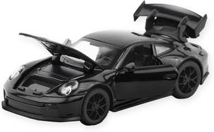 Joy Junction PORCHE Model Car 1:32 Metal Pull Back Die-cast Car (Black)