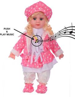 Purvaa Collection Singing Musical Baby Poem Doll Toy Looking Rhyming Babydoll
