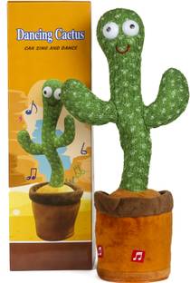 MUSAPRI Dancing Cactus Rechargeable Toy, Singing and Wriggling Recording, Talking Toy