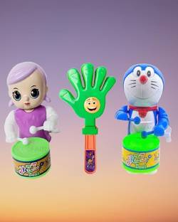 PRIMEFAIR Drummer Toy for Little Kids Toddler Babies Hand Clapping Toy