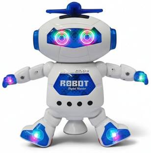 SMART BOY Dancing robot toy for kids boys girls with 3D Light, Music, birthday gift