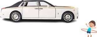 Zuuluzrs Rolls Royce Metal Model RR Phantom Toy Diecast Pull Back Car Toy Open Door